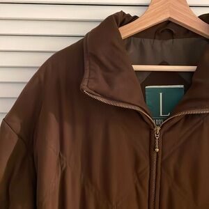 Brown Quilted Jacket